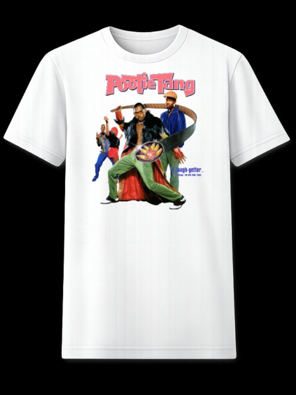 Men XL Pootie Tang White T-Shirt